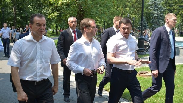 Посещение сквера «Дружба народов» в Краснодаре